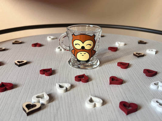 Tazzina da caffè - gufo fortunato