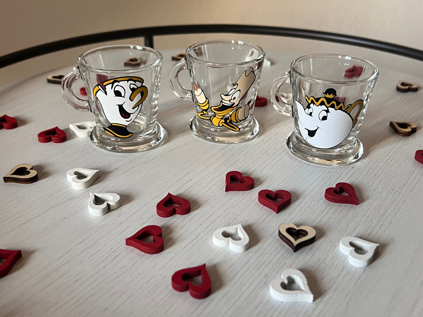 Tazzine da caffè - Set La bella e la bestia