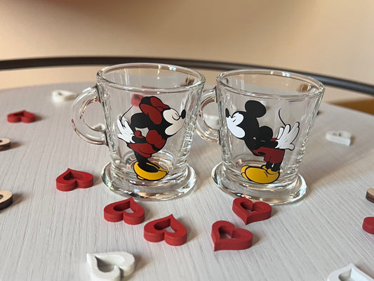 Tazzine da caffè - Minnie & Topolino “I love you”