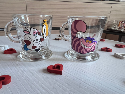 Tazzine da caffè - Stregatto & Bianconiglio