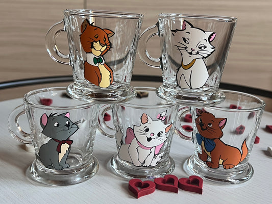 Tazzine da caffè - Set aristogatti
