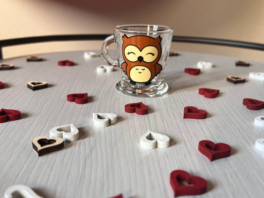 Tazzina da caffè - gufo fortunato